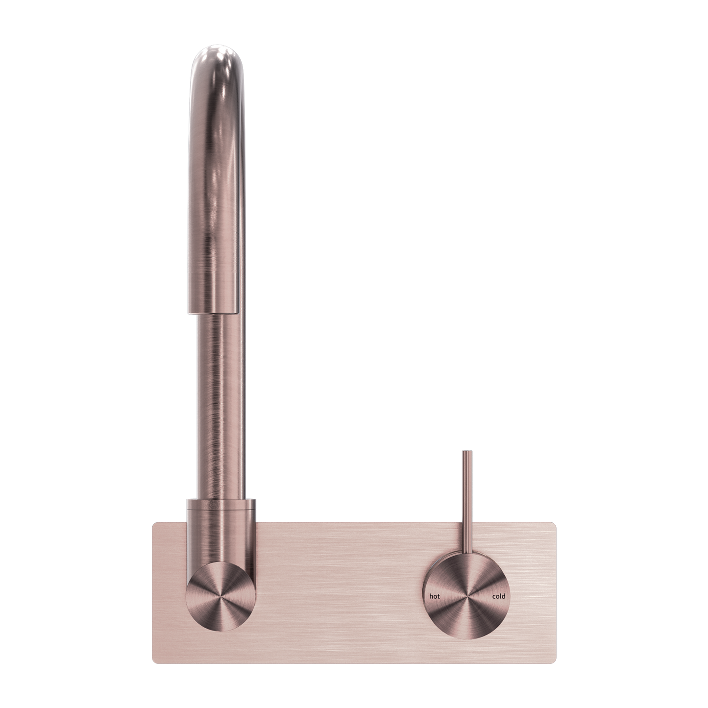 MECCA WALL BASIN/BATH MIXER SWIVEL SPOUT HANDLE UP BZ (NR221909PBZ) BRUSHED BRONZE