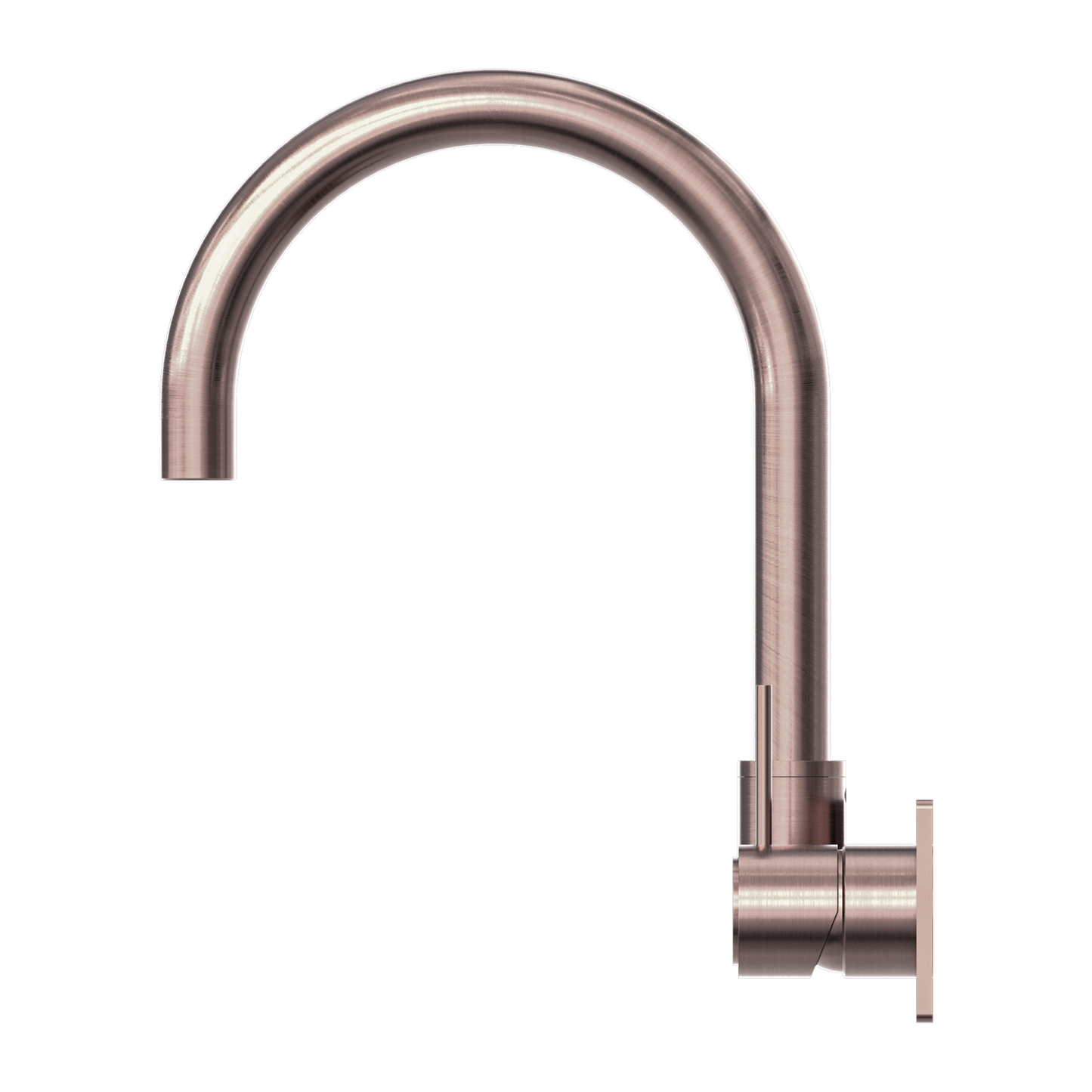 MECCA WALL BASIN/BATH MIXER SWIVEL SPOUT HANDLE UP BZ (NR221909PBZ) BRUSHED BRONZE