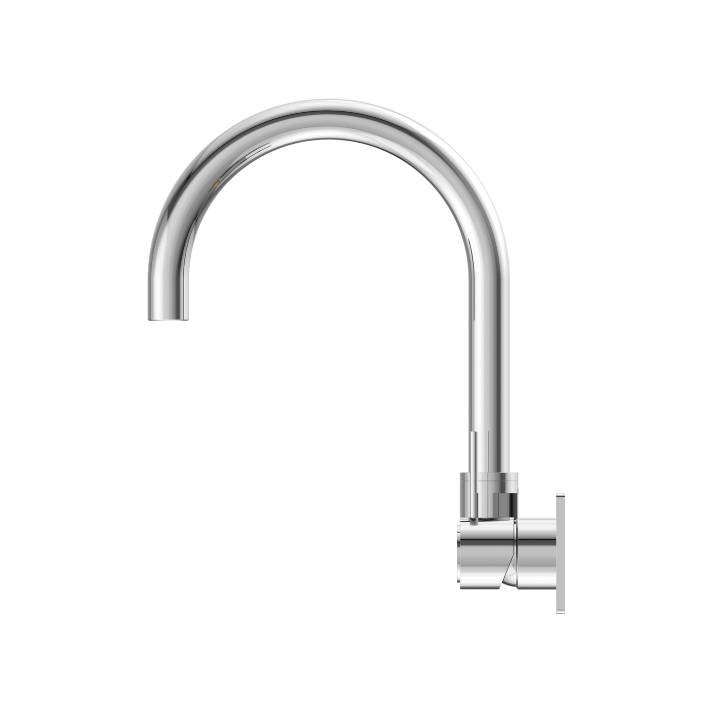 MECCA WALL BASIN/BATH MIXER SWIVEL SPOUT HANDLE UP CHROME