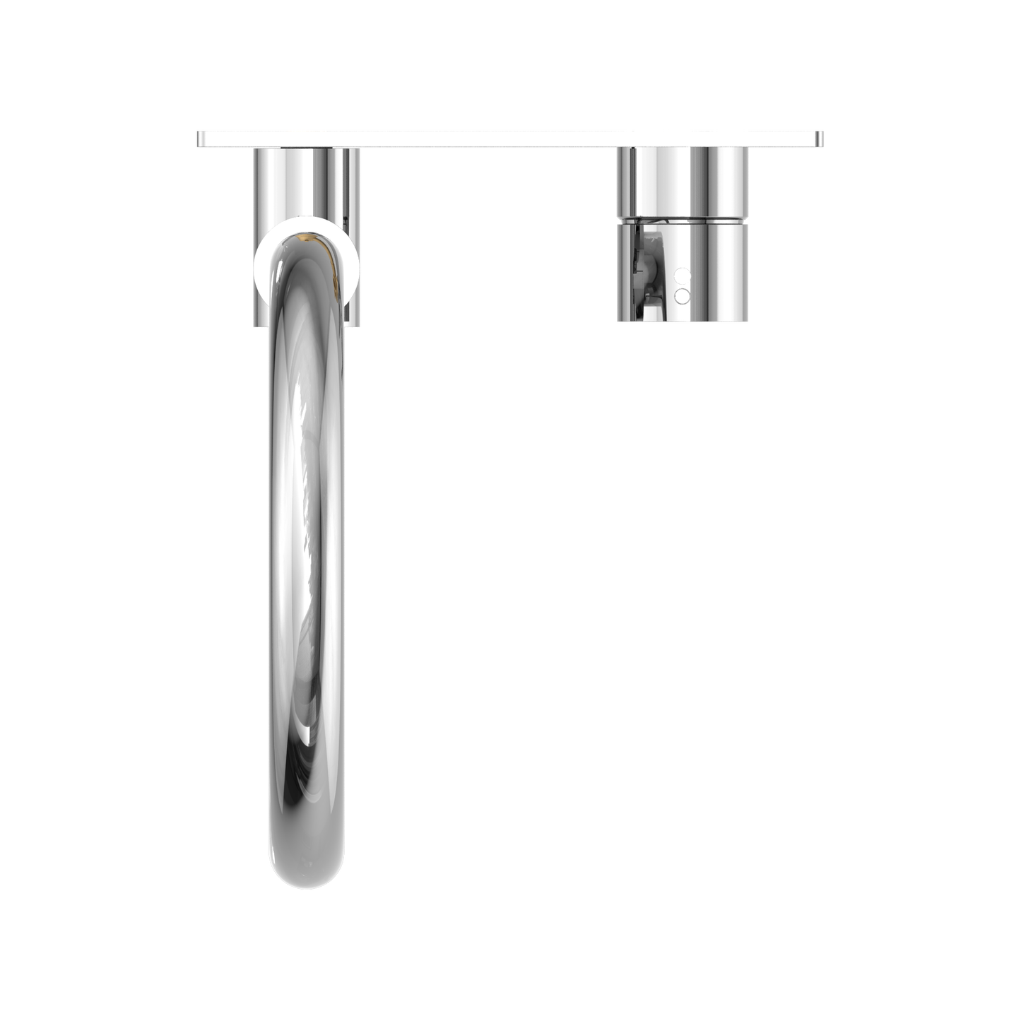 MECCA WALL BASIN/BATH MIXER SWIVEL SPOUT HANDLE UP CHROME