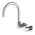 MECCA WALL BASIN/BATH MIXER SWIVEL SPOUT HANDLE UP CH (NR221909PCH) CHROME
