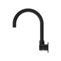 MECCA WALL BASIN/BATH MIXER SWIVEL SPOUT HANDLE UP MB (NR221909PMB) MATTE BLACK