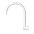 MECCA WALL BASIN/BATH MIXER SWIVEL SPOUT HANDLE UP MW (NR221909PMW) MATTE WHITE