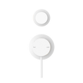 MECCA SHOWER MIXER WITH DIVERTOR SEPARATE BACK PLATE MATTE WHITE