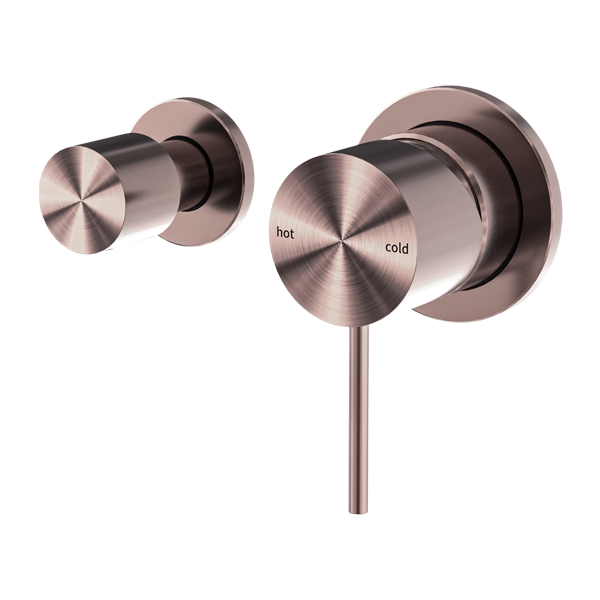 MECCA SHOWER MIXER WITH HORIZONTAL 2 WAY DIVERTOR BZ (NR221909UBZ) BRUSHED BRONZE