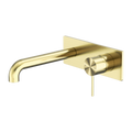 MECCA WALL BASIN/BATH MIXER 120/160/185/230/260MM BRUSHED GOLD