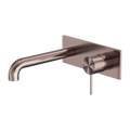 MECCA WALL BASIN/BATH MIXER 120/160/185/230/260MM BRUSHED BRONZE