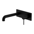 MECCA WALL BASIN/BATH MIXER 120/160/185/230/260MM MATTE BLACK