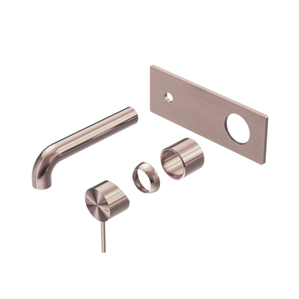 MECCA WALL BASIN/BATH MIXER 120/160/185/230/260MM TRIM KITS ONLY BRUSHED BRONZE