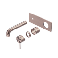 MECCA WALL BASIN/BATH MIXER 120/160/185/230/260MM TRIM KITS ONLY BRUSHED BRONZE