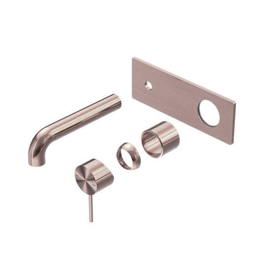 MECCA WALL BASIN/BATH MIXER 120/160/185/230/260MM TRIM KITS ONLY BRUSHED BRONZE