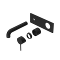 MECCA WALL BASIN/BATH MIXER 120/160/185/230/260MM TRIM KITS ONLY MATTE BLACK