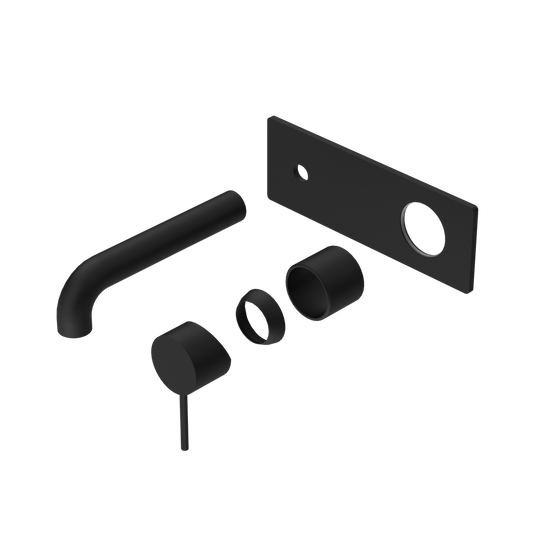 MECCA WALL BASIN/BATH MIXER 120/160/185/230/260MM TRIM KITS ONLY MATTE BLACK