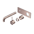 MECCA WALL BASIN/BATH MIXER HANDLE UP 120/160/185/230/260MM TRIM KITS ONLY BRUSHED BRONZE