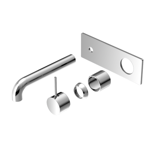 MECCA WALL BASIN/BATH MIXER HANDLE UP 120/160/185/230/260MM TRIM KITS ONLY CHROME