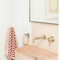 MECCA WALL BASIN/BATH MIXER SEPARATE BACK PLATE 120/160/185/230/260MM BRUSHED GOLD