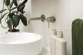 MECCA WALL BASIN/BATH MIXER SEPARATE BACK PLATE 120/160/185/230/260MM BRUSHED NICKEL