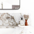 MECCA WALL BASIN/BATH MIXER SEPARATE BACK PLATE 120/160/185/230/260MM BRUSHED NICKEL