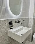 MECCA WALL BASIN/BATH MIXER SEPARATE BACK PLATE 120/160/185/230/260MM GUN METAL