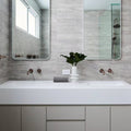 MECCA WALL BASIN/BATH MIXER SEPARATE BACK PLATE HANDLE UP 120/160/185/230/260MM BRUSHED BRONZE