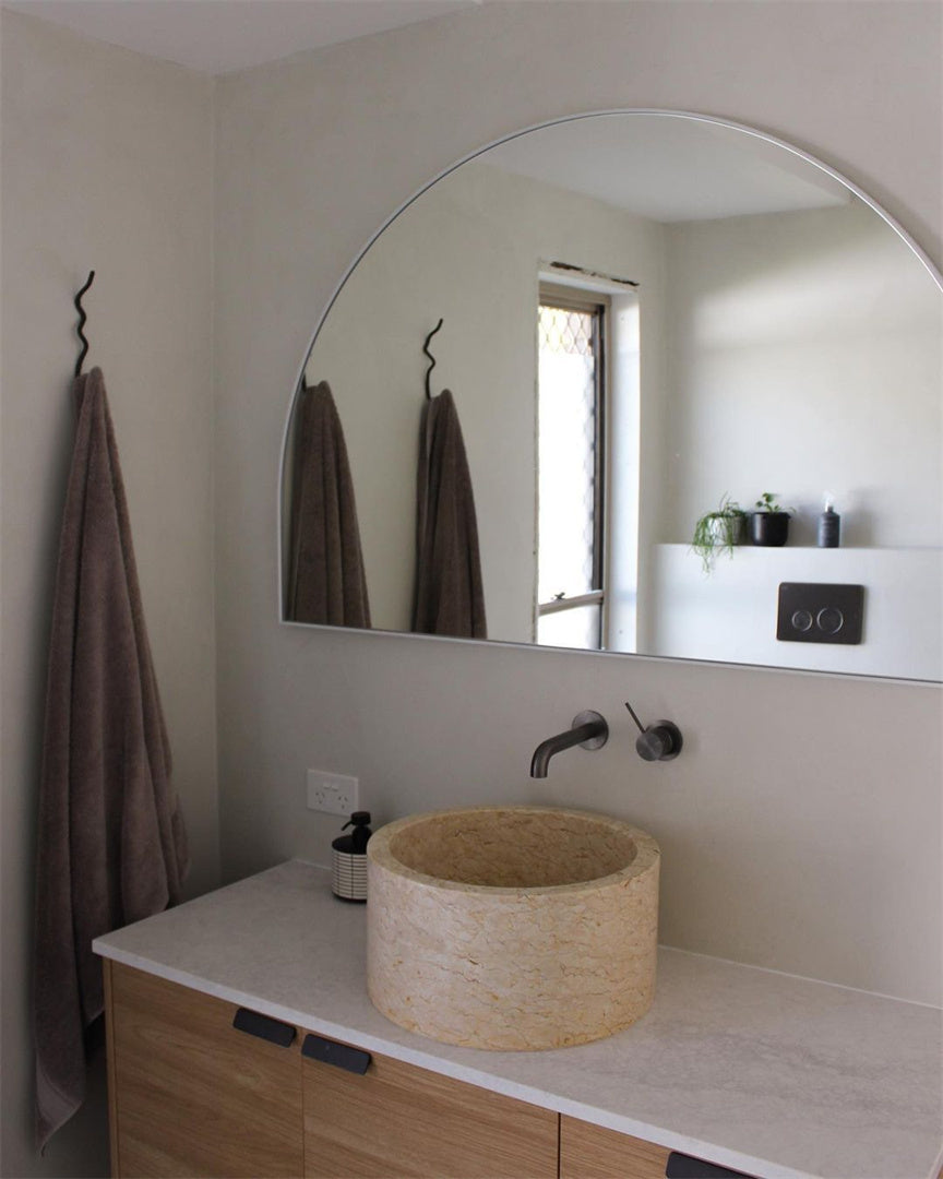 MECCA WALL BASIN/BATH MIXER SEPARATE BACK PLATE HANDLE UP 120/160/185/230/260MM GUN METAL