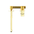 MECCA WALL BASIN/BATH MIXER SWIVEL SPOUT 225MM BRUSHED GOLD