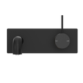 MECCA WALL BASIN/BATH MIXER HANDLE UP 120/160/185/230/260MM MATTE BLACK