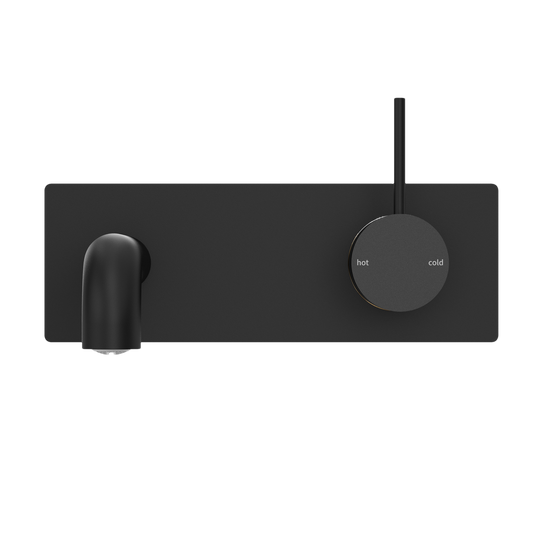 MECCA WALL BASIN/BATH MIXER HANDLE UP 120/160/185/230/260MM MATTE BLACK