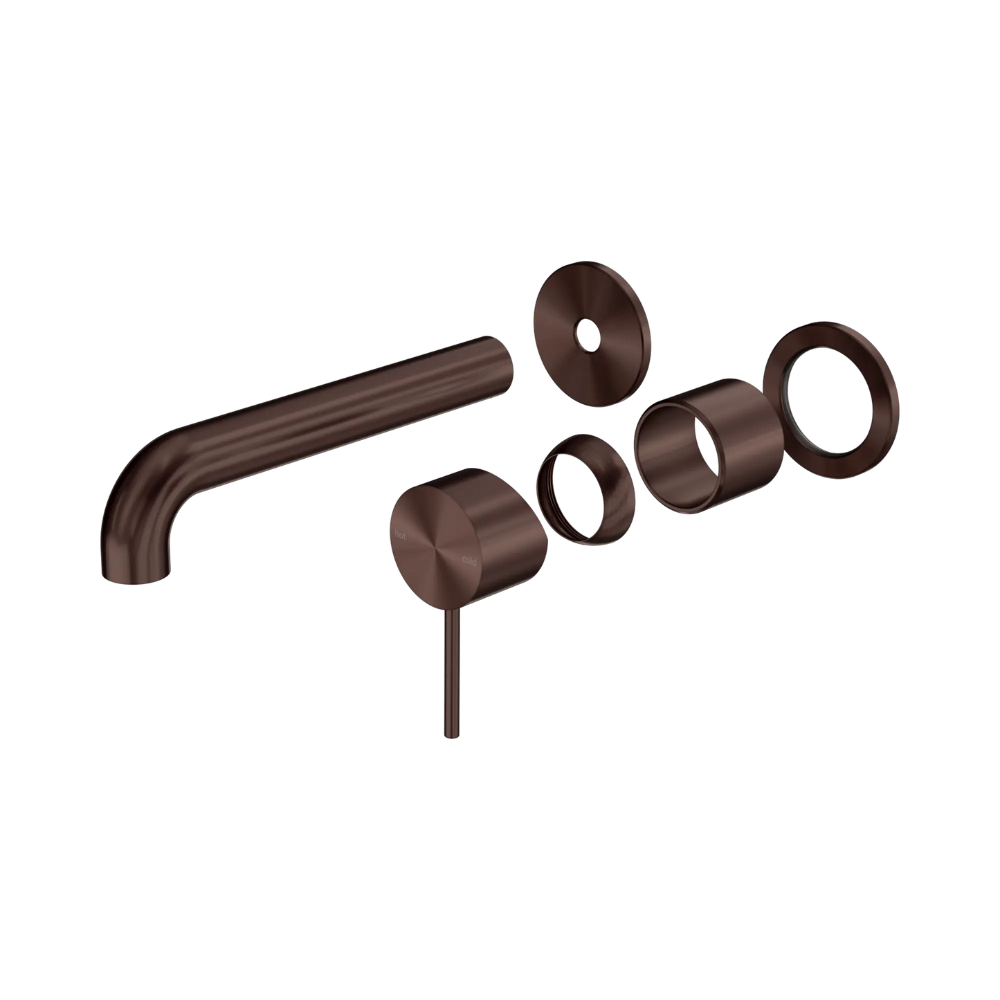Mecca Wall Basin/Bath Mixer Separate Back Plate 160/185/230mm Trim Kits Only Rome Bronze