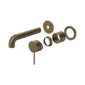 Mecca Wall Basin/Bath Mixer Separate Back Plate 160/185/230mm Trim Kits Only Tumbled Antique Brass