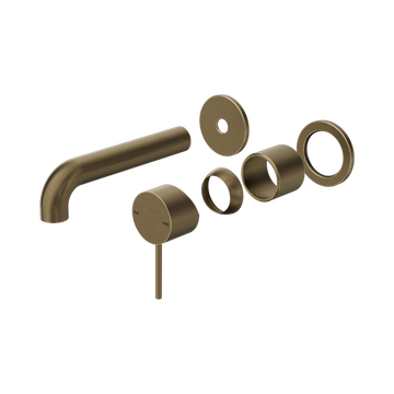 Mecca Wall Basin/Bath Mixer Separate Back Plate 160/185/230mm Trim Kits Only Tumbled Antique Brass