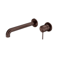Mecca Wall Basin/Bath Mixer Separate Back Plate 160/185/230mm Rome Bronze