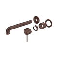 Mecca Wall Basin/Bath Mixer Separate Back Plate 160/185/230mm Trim Kits Only Rome Bronze
