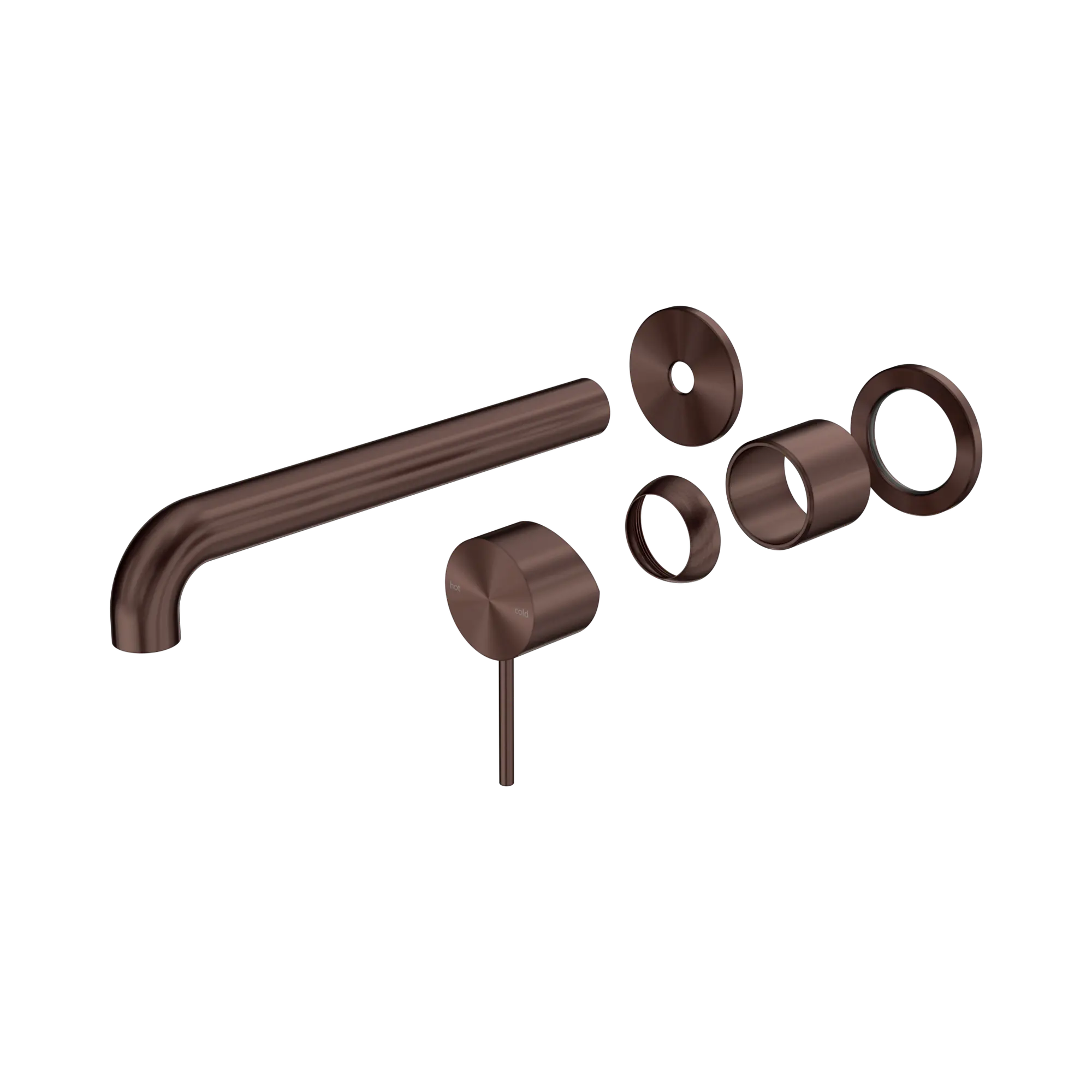 Mecca Wall Basin/Bath Mixer Separate Back Plate 160/185/230mm Trim Kits Only Rome Bronze