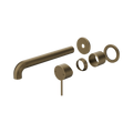 Mecca Wall Basin/Bath Mixer Separate Back Plate 160/185/230mm Trim Kits Only Tumbled Antique Brass