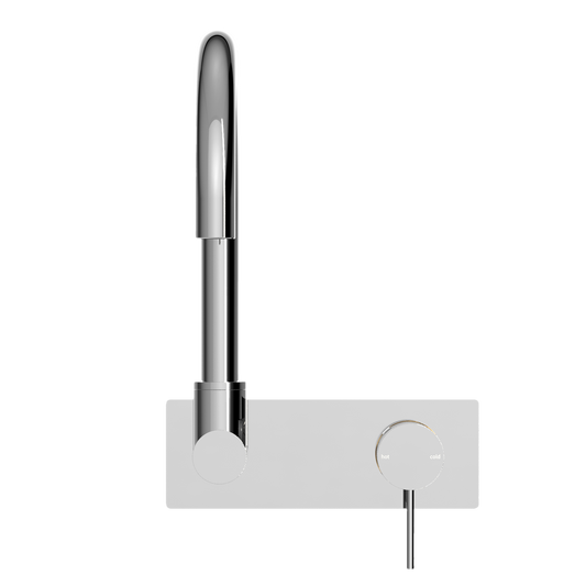 MECCA WALL BASIN/BATH MIXER SWIVEL SPOUT CHROME