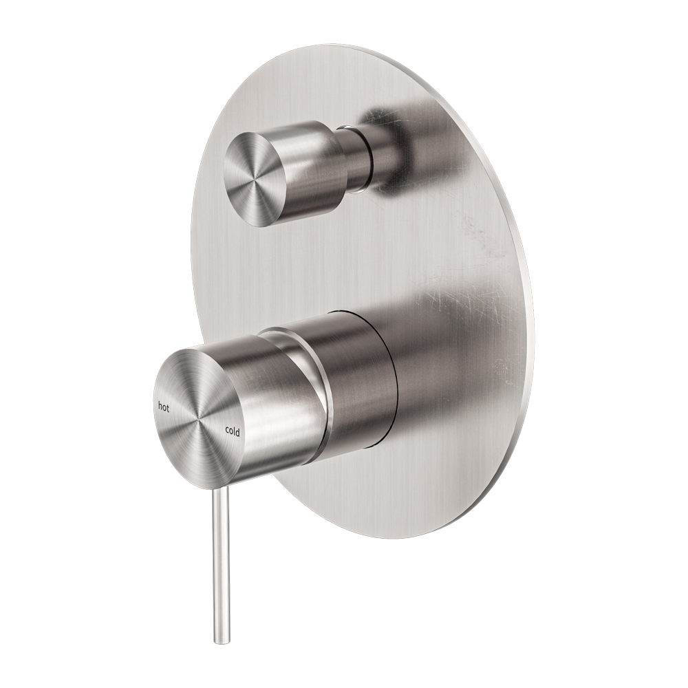 MECCA SHOWER MIXER WITH DIVERTOR BRUSHED NICKEL