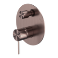MECCA SHOWER MIXER WITH DIVERTOR BRUSHED BRONZE