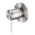 MECCA SHOWER MIXER 80MM PLATE BRUSHED NICKEL