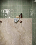 MECCA SHOWER MIXER 80MM PLATE BRUSHED BRONZE