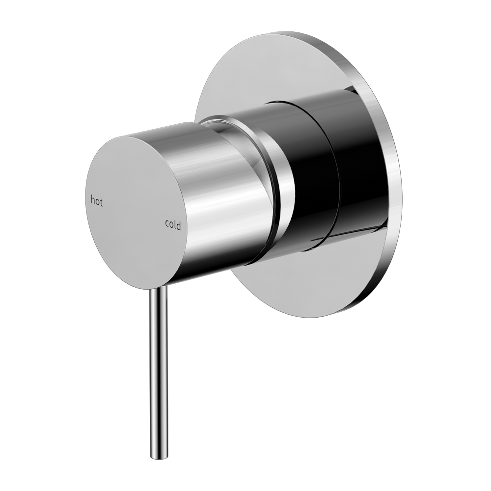 MECCA SHOWER MIXER 80MM PLATE CHROME