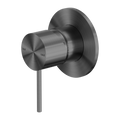 MECCA SHOWER MIXER 80MM PLATE GUN METAL GREY