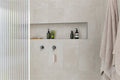 MECCA SHOWER MIXER 80MM PLATE GUN METAL GREY
