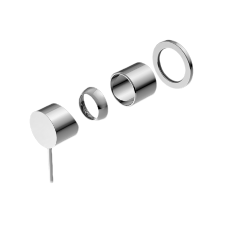 MECCA SHOWER MIXER 60MM PLATE TRIM KITS ONLY CHROME