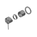 MECCA SHOWER MIXER 60MM PLATE TRIM KITS ONLY GUN METAL