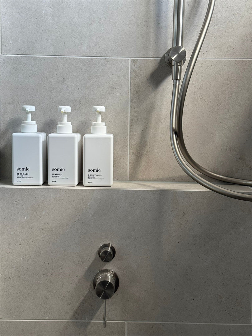 MECCA SHOWER MIXER WITH DIVERTOR SEPARATE BACK PLATE BRUSHED NICKEL