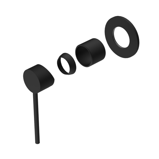 MECCA CARE SHOWER MIXER TRIM KITS ONLY MATTE BLACK