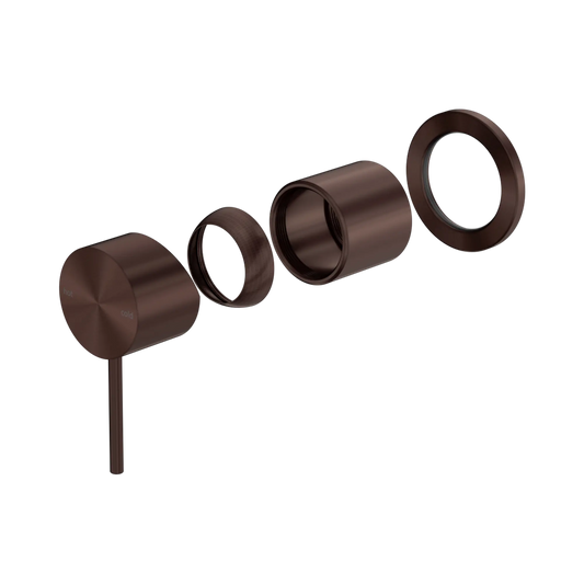 Mecca Shower Mixer 60mm Plate Trim Kit Only Rome Bronze
