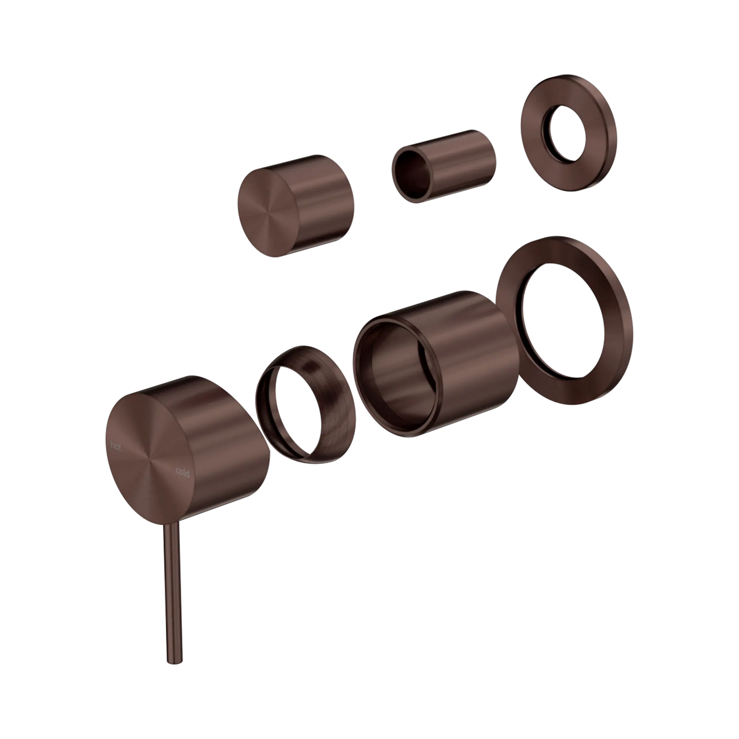 Mecca Shower Mixer With Diverter Separate Back Plate Trim Kit Only Rome Bronze