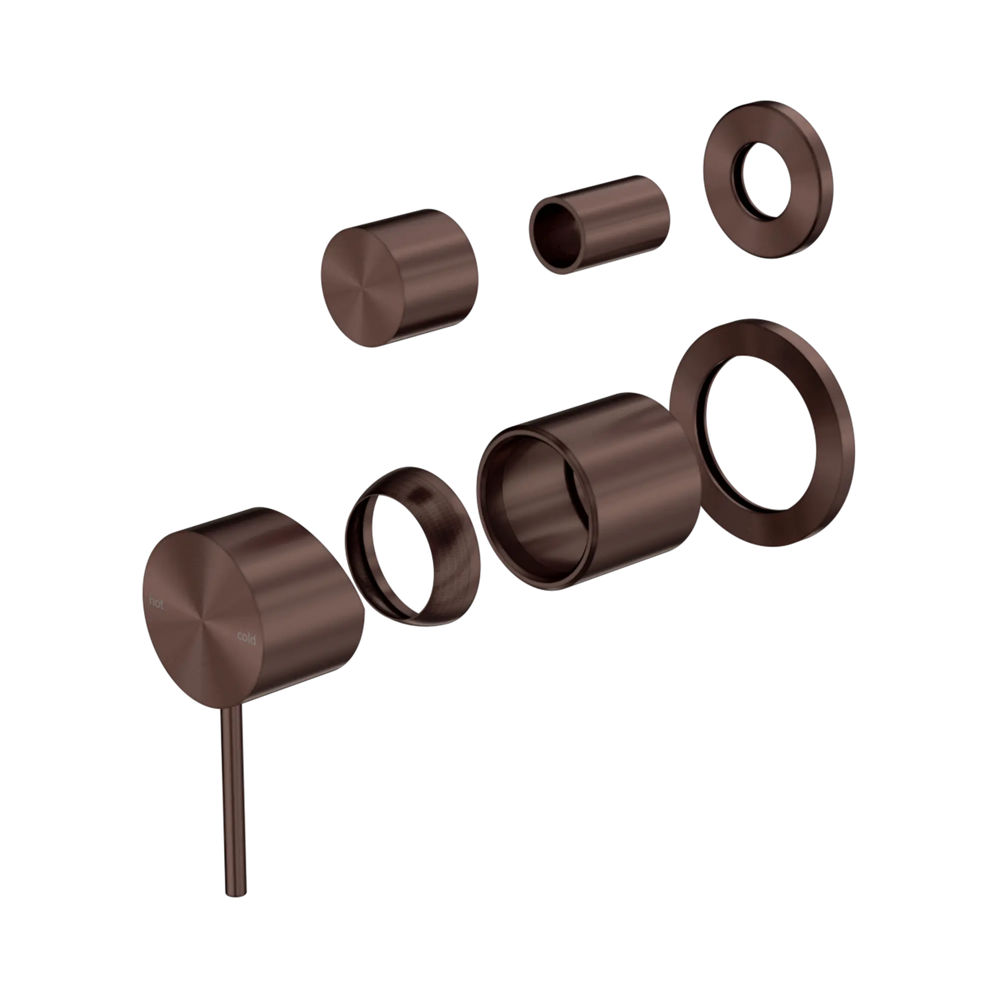 Mecca Shower Mixer With Diverter Separate Back Plate Trim Kit Only Rome Bronze